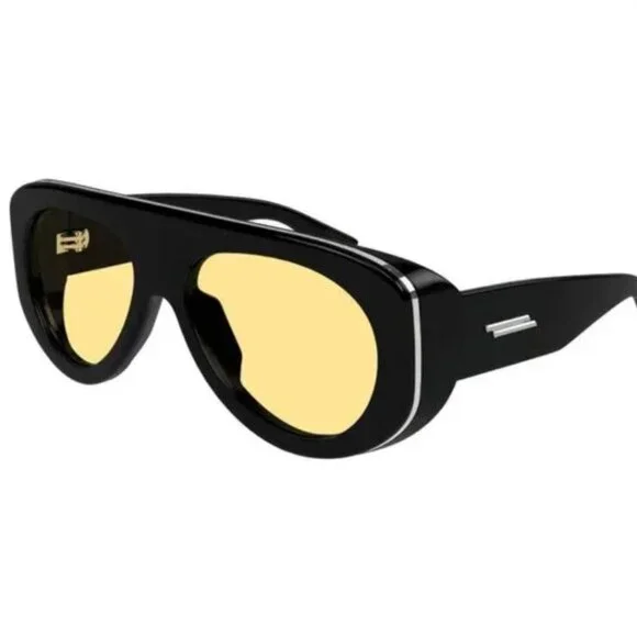 Bottega Veneta BV1362S Round Plastic Sunglasses - Picture 4 of 6